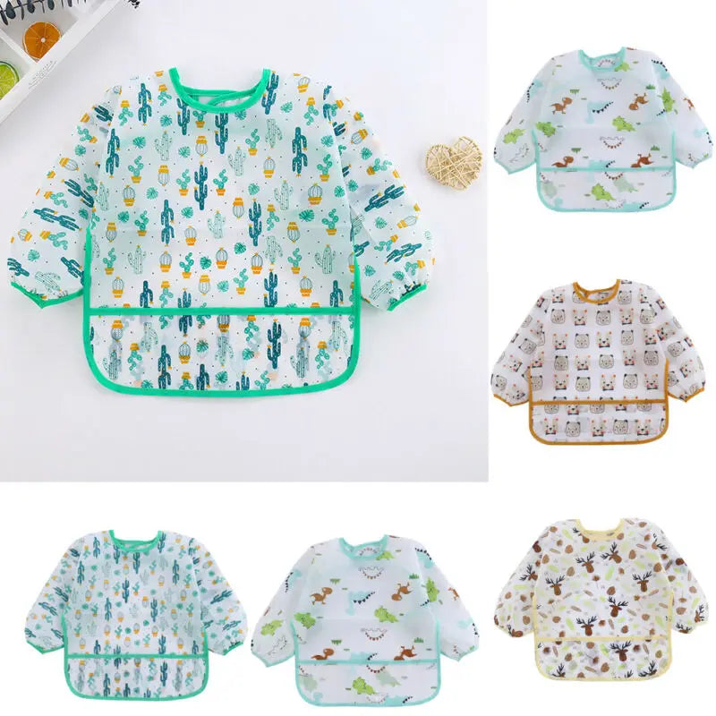 Kids Waterproof Sleeve Bib