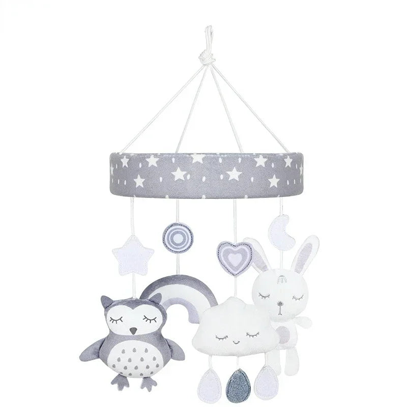 Nordic Cartoon Animal Crib Mobile Rattle
