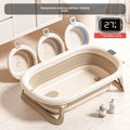 Smart Foldable Baby Bathtub with Temperature Display