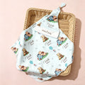 Newborn Photography Swaddle Wrap with Hat