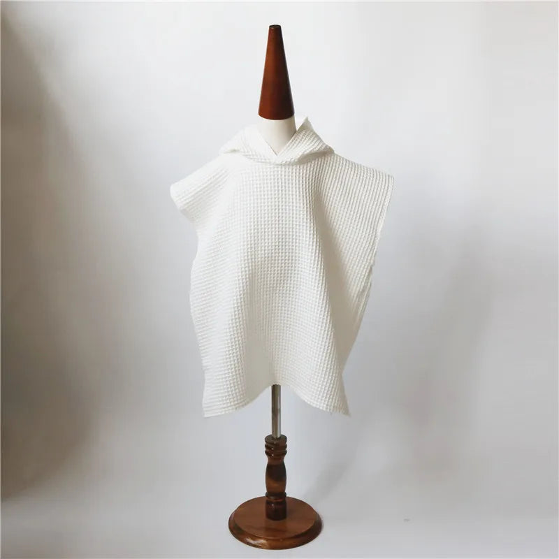 Cotton Waffle Hooded Baby Towel