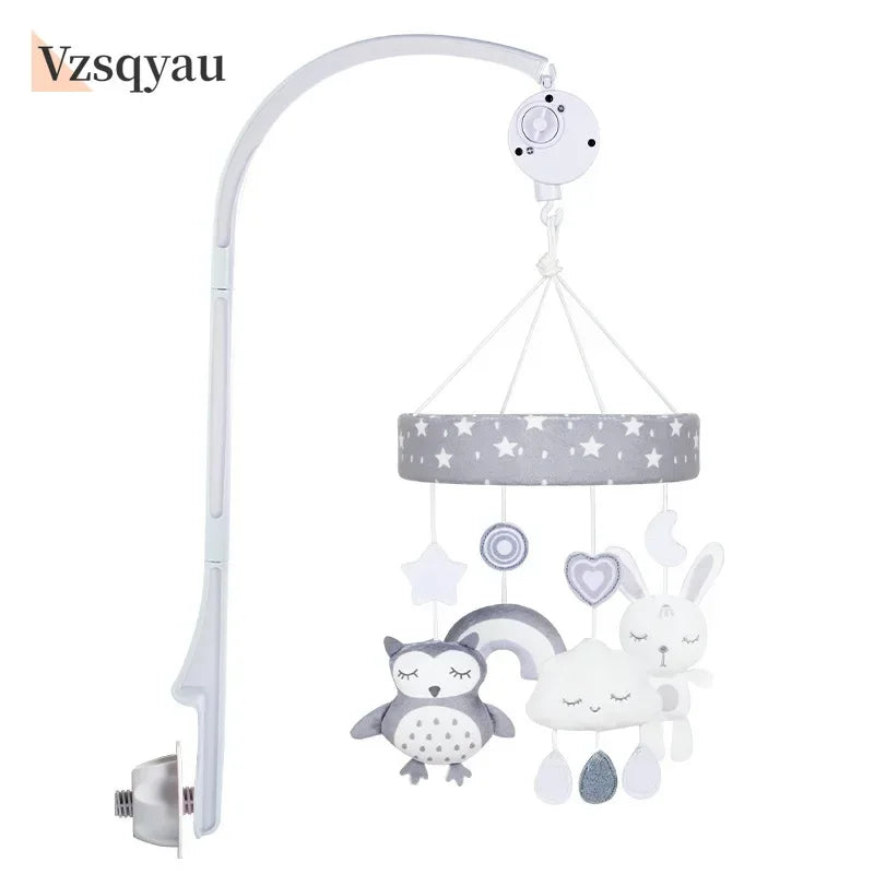 Nordic Cartoon Animal Crib Mobile Rattle