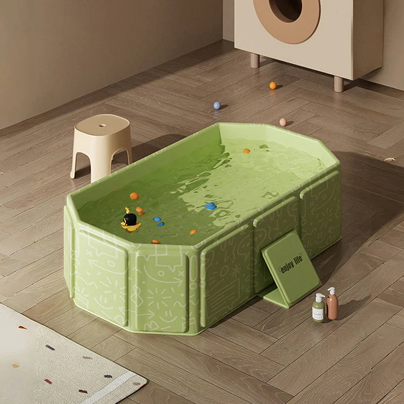Large Foldable PVC Baby Bathtub