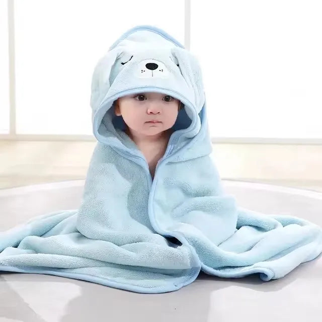 Cartoon Baby Hooded Towel