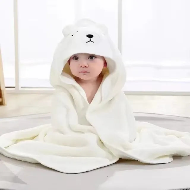 Cartoon Baby Hooded Towel