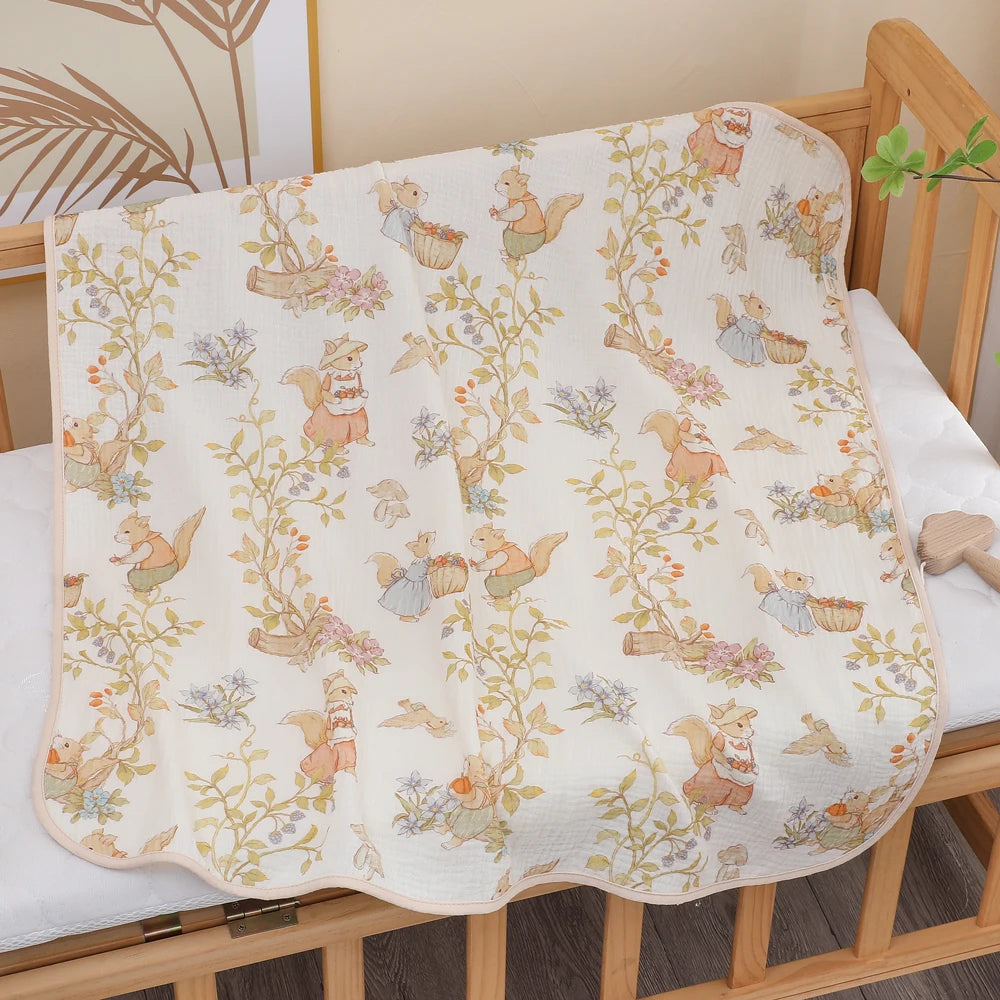 Newborn Cotton Gauze Bath Towel