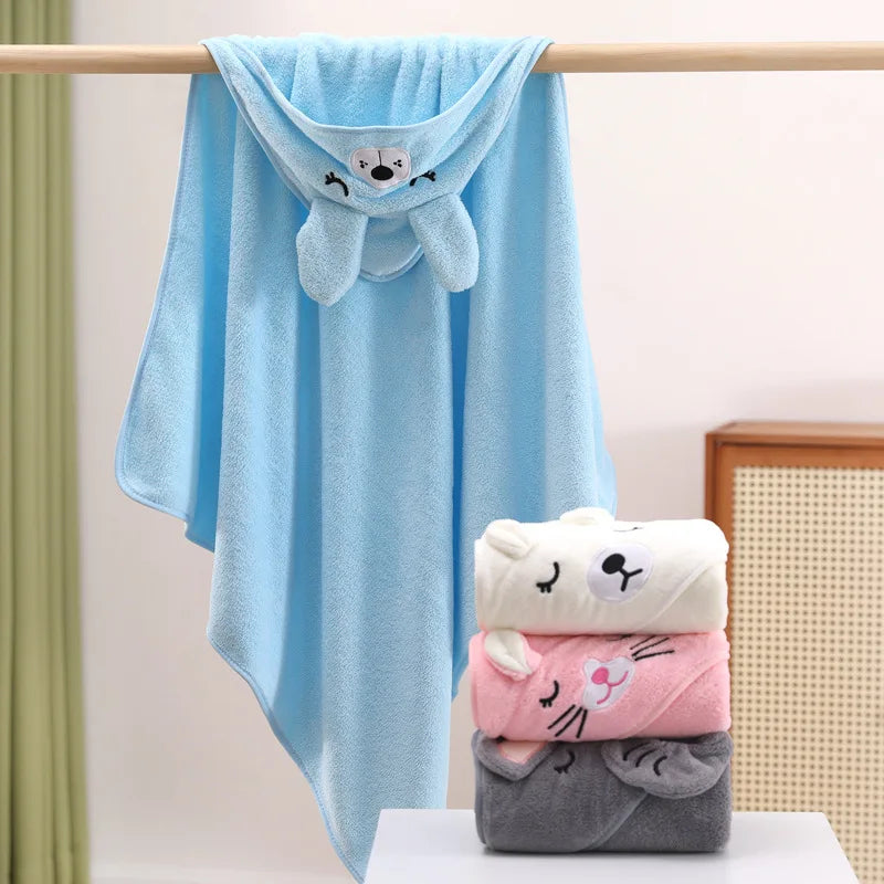 Cartoon Baby Hooded Towel
