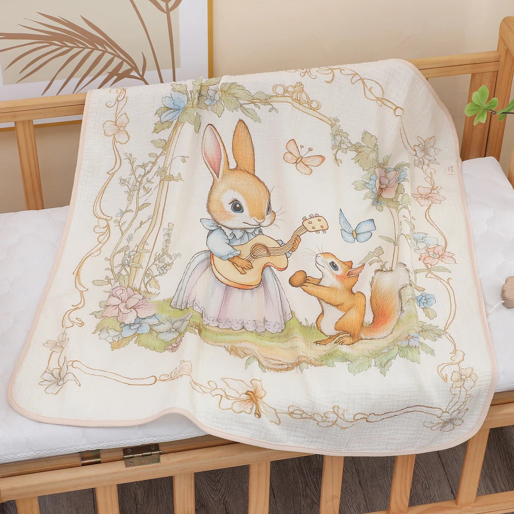 Newborn Cotton Gauze Bath Towel