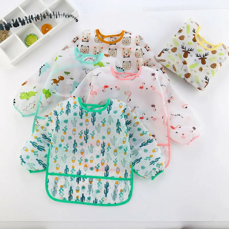 Kids Waterproof Sleeve Bib