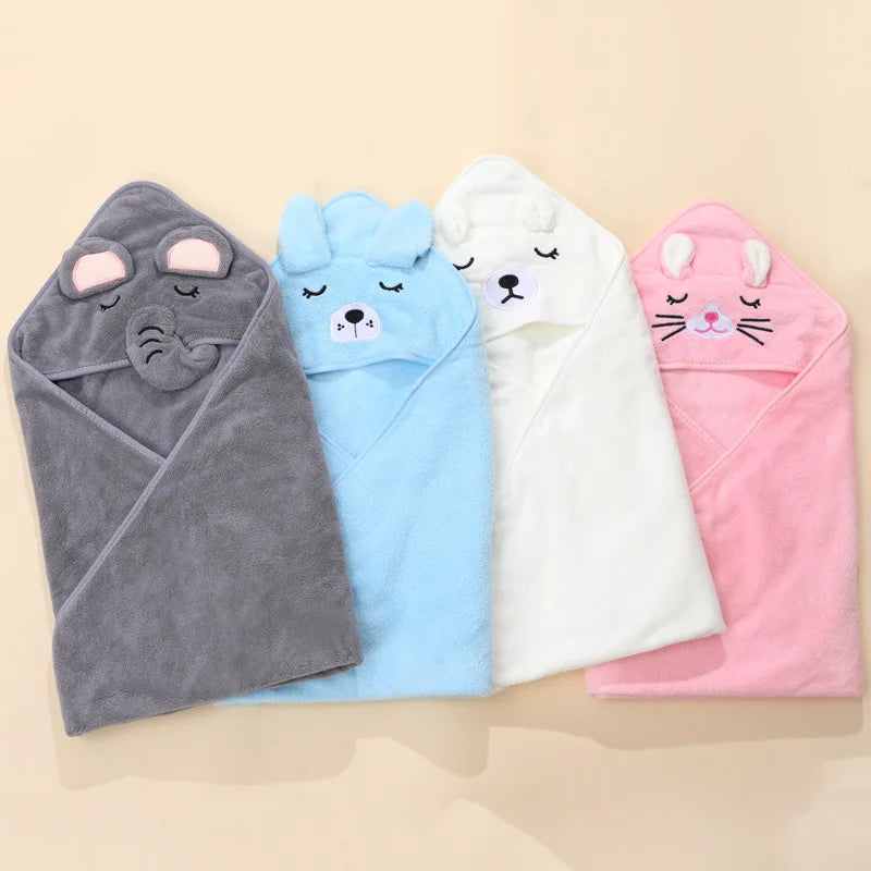 Cartoon Baby Hooded Towel