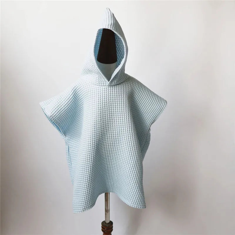 Cotton Waffle Hooded Baby Towel