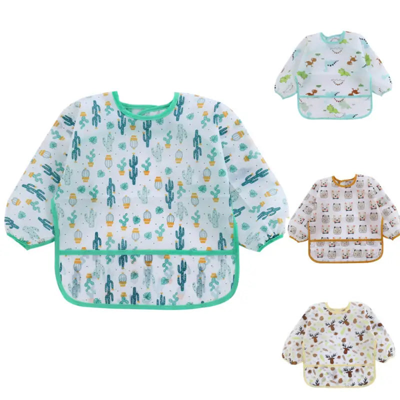 Kids Waterproof Sleeve Bib