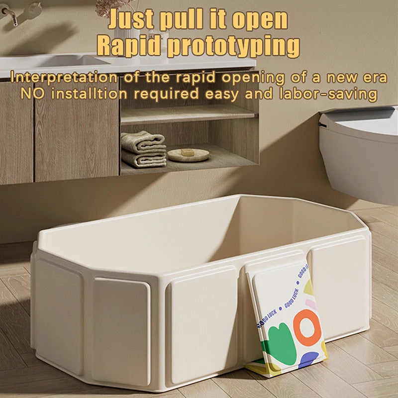 Large Foldable PVC Baby Bathtub